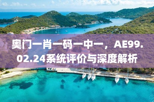 奧門一肖一碼一中一，AE99.02.24系統(tǒng)評價與深度解析