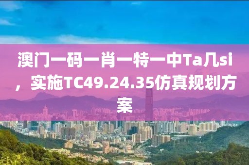 澳門一碼一肖一特一中Ta幾si，實施TC49.24.35仿真規(guī)劃方案