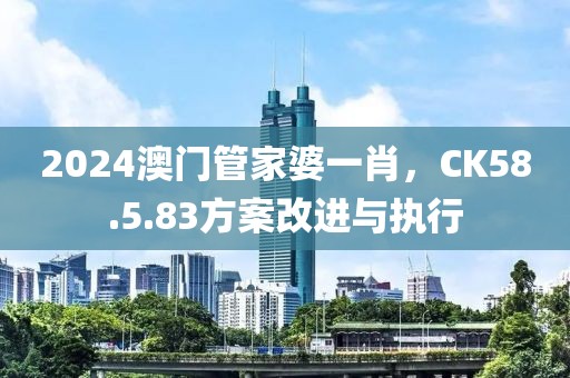 2024澳門管家婆一肖，CK58.5.83方案改進(jìn)與執(zhí)行