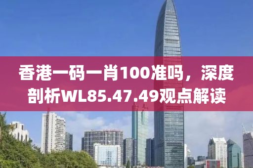 香港一碼一肖100準嗎，深度剖析WL85.47.49觀點解讀