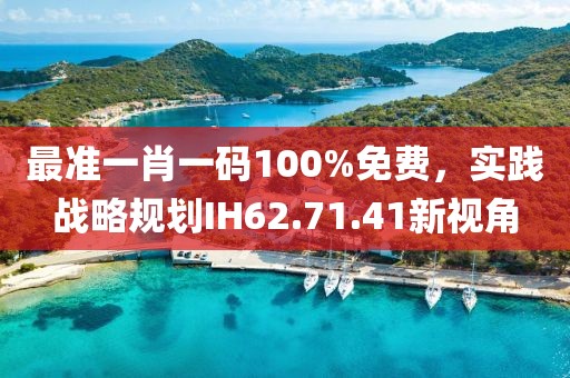 最準(zhǔn)一肖一碼100%免費(fèi)，實(shí)踐戰(zhàn)略規(guī)劃IH62.71.41新視角