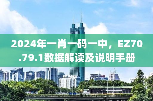 2024年一肖一碼一中，EZ70.79.1數(shù)據(jù)解讀及說明手冊