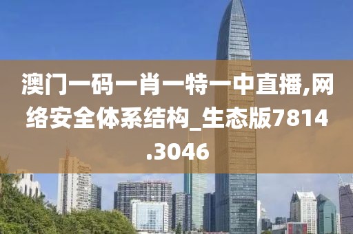 澳門一碼一肖一特一中直播,網(wǎng)絡(luò)安全體系結(jié)構(gòu)_生態(tài)版7814.3046