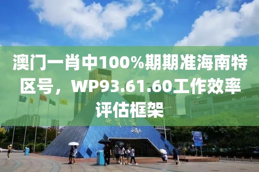 澳門一肖中100%期期準海南特區(qū)號，WP93.61.60工作效率評估框架