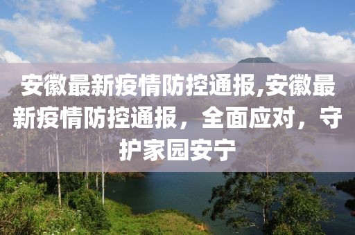 安徽最新疫情防控通報(bào),安徽最新疫情防控通報(bào)，全面應(yīng)對(duì)，守護(hù)家園安寧