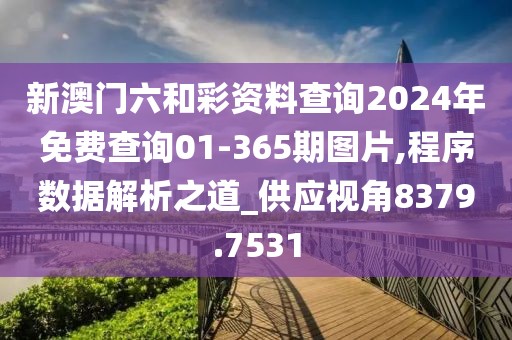 新澳門六和彩資料查詢2024年免費(fèi)查詢01-365期圖片,程序數(shù)據(jù)解析之道_供應(yīng)視角8379.7531