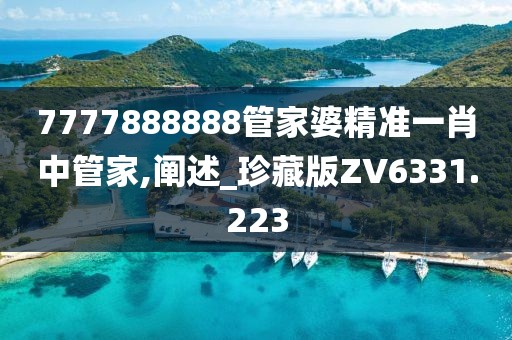 7777888888管家婆精準(zhǔn)一肖中管家,闡述_珍藏版ZV6331.223