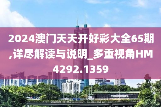 2024澳門天天開好彩大全65期,詳盡解讀與說明_多重視角HM4292.1359