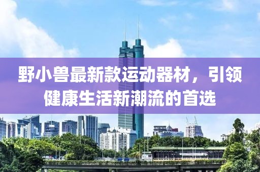 野小獸最新款運動器材，引領(lǐng)健康生活新潮流的首選