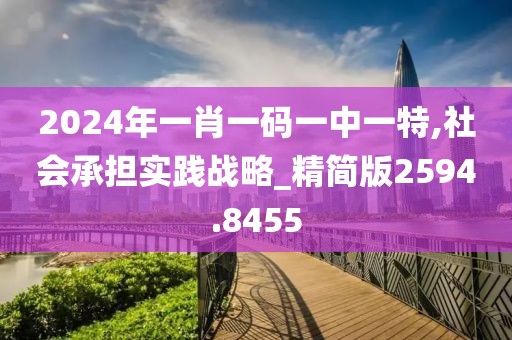 2024年一肖一碼一中一特,社會承擔(dān)實踐戰(zhàn)略_精簡版2594.8455