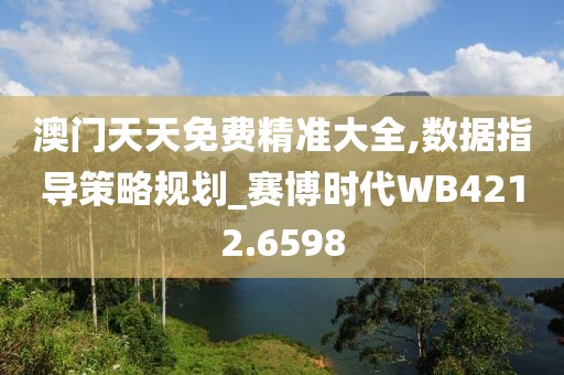 澳門天天免費精準大全,數(shù)據(jù)指導策略規(guī)劃_賽博時代WB4212.6598