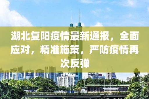 湖北復陽疫情最新通報，全面應對，精準施策，嚴防疫情再次反彈