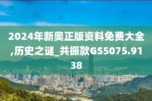 2024年新奧正版資料免費(fèi)大全,歷史之謎_共振款GS5075.9138