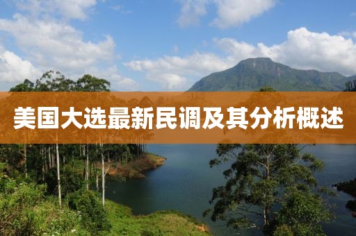 美國(guó)大選最新民調(diào)及其分析概述