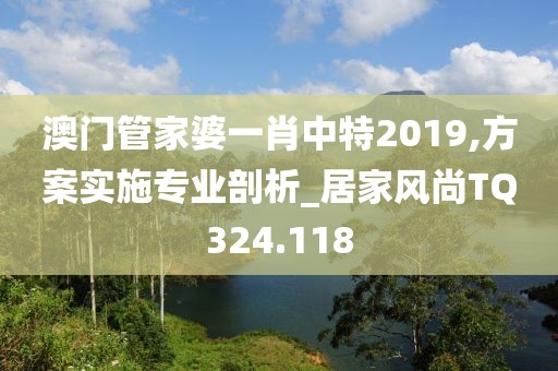 澳門管家婆一肖中特2019,方案實(shí)施專業(yè)剖析_居家風(fēng)尚TQ324.118