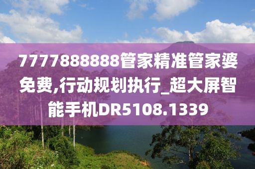 7777888888管家精準(zhǔn)管家婆免費,行動規(guī)劃執(zhí)行_超大屏智能手機(jī)DR5108.1339