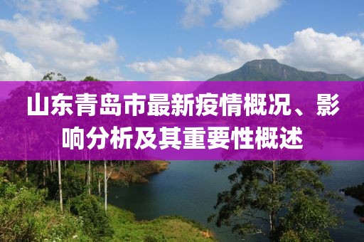 山東青島市最新疫情概況、影響分析及其重要性概述