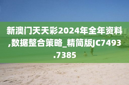 新澳門(mén)天天彩2024年全年資料,數(shù)據(jù)整合策略_精簡(jiǎn)版JC7493.7385