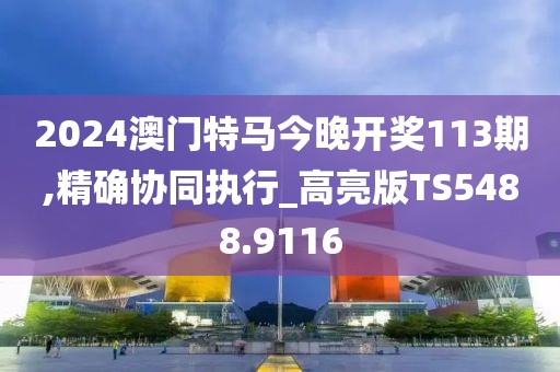 2024澳門特馬今晚開獎113期,精確協(xié)同執(zhí)行_高亮版TS5488.9116