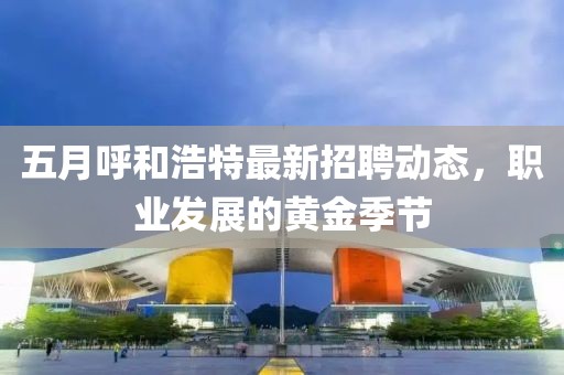 五月呼和浩特最新招聘動態(tài)，職業(yè)發(fā)展的黃金季節(jié)