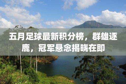五月足球最新積分榜，群雄逐鹿，冠軍懸念揭曉在即