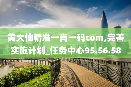 黃大仙精準一肖一碼com,完善實施計劃_任務中心95.56.58