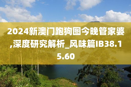 2024新澳門跑狗圖今晚管家婆,深度研究解析_風味篇IB38.15.60