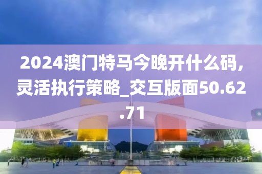 2024澳門(mén)特馬今晚開(kāi)什么碼,靈活執(zhí)行策略_交互版面50.62.71