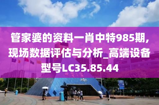 管家婆的資料一肖中特985期,現(xiàn)場數(shù)據(jù)評估與分析_高端設備型號LC35.85.44