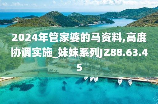 2024年管家婆的馬資料,高度協(xié)調實施_妹妹系列JZ88.63.45