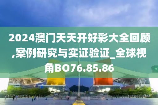 2024澳門天天開好彩大全回顧,案例研究與實證驗證_全球視角BO76.85.86