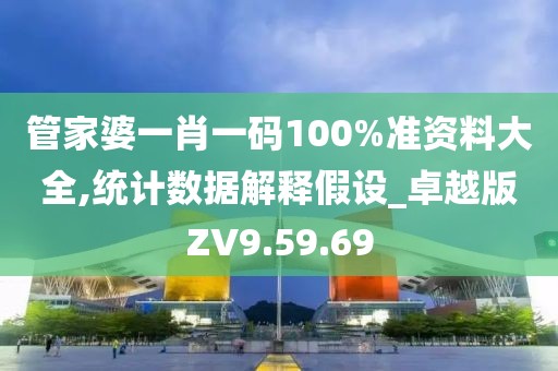 管家婆一肖一碼100%準(zhǔn)資料大全,統(tǒng)計(jì)數(shù)據(jù)解釋假設(shè)_卓越版ZV9.59.69