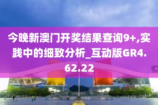 今晚新澳門開獎(jiǎng)結(jié)果查詢9+,實(shí)踐中的細(xì)致分析_互動(dòng)版GR4.62.22