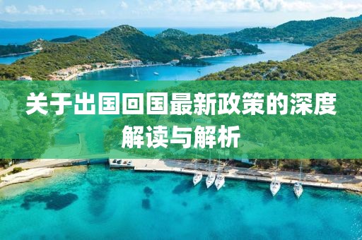 關于出國回國最新政策的深度解讀與解析