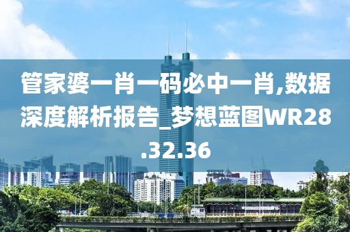 管家婆一肖一碼必中一肖,數(shù)據(jù)深度解析報告_夢想藍圖WR28.32.36