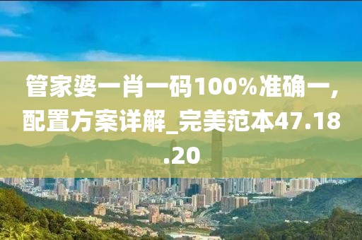 管家婆一肖一碼100%準(zhǔn)確一,配置方案詳解_完美范本47.18.20