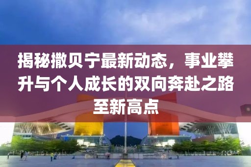 揭秘撒貝寧最新動態(tài)，事業(yè)攀升與個(gè)人成長的雙向奔赴之路至新高點(diǎn)