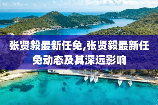 張賢毅最新任免,張賢毅最新任免動態(tài)及其深遠影響