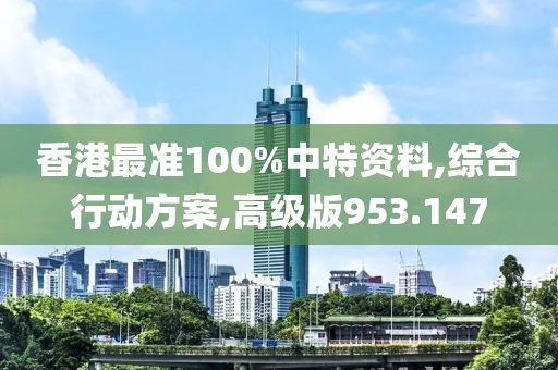 香港最準100%中特資料,綜合行動方案,高級版953.147