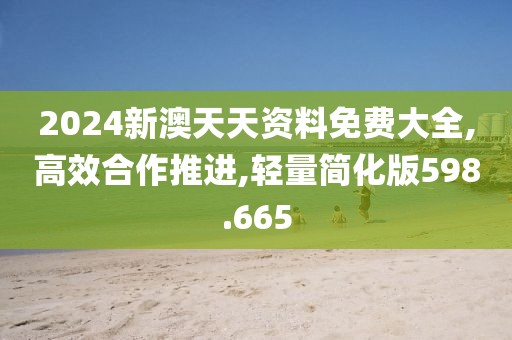 2024新澳天天資料免費大全,高效合作推進,輕量簡化版598.665