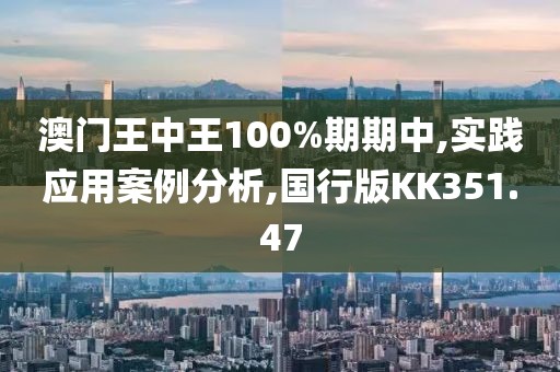 澳門王中王100%期期中,實踐應用案例分析,國行版KK351.47