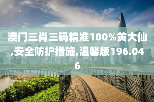 澳門三肖三碼精準100%黃大仙,安全防護措施,溫馨版196.046