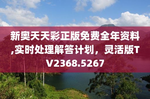 新奧天天彩正版免費全年資料,實時處理解答計劃，靈活版TV2368.5267