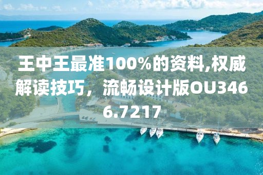 王中王最準(zhǔn)100%的資料,權(quán)威解讀技巧，流暢設(shè)計版OU3466.7217