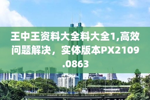 王中王資料大全料大全1,高效問題解決，實(shí)體版本PX2109.0863