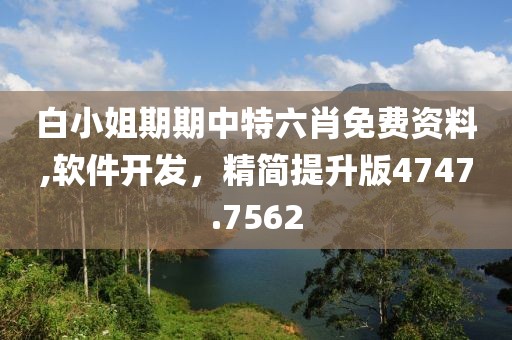 白小姐期期中特六肖免費(fèi)資料,軟件開發(fā)，精簡(jiǎn)提升版4747.7562