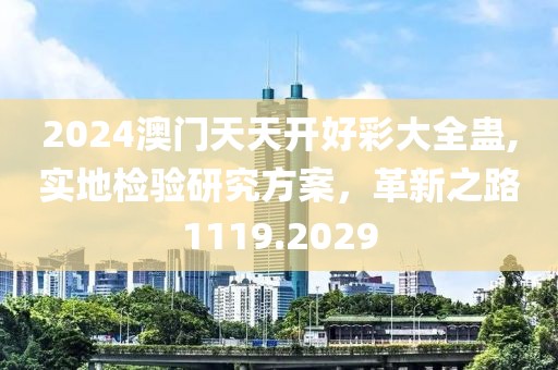 2024澳門天天開好彩大全蠱,實地檢驗研究方案，革新之路1119.2029