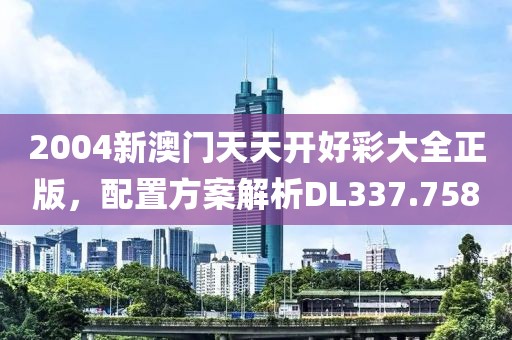 2004新澳門天天開好彩大全正版，配置方案解析DL337.758