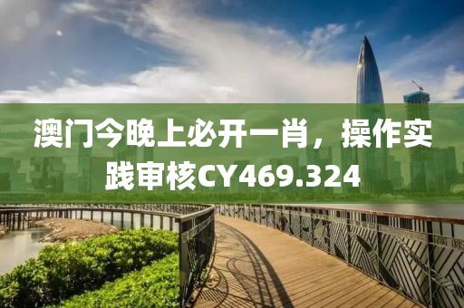 澳門今晚上必開一肖，操作實踐審核CY469.324