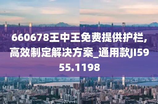 660678王中王免費(fèi)提供護(hù)欄,高效制定解決方案_通用款JI5955.1198